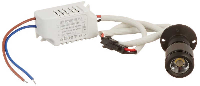 PilotLights Micro Pivoting LED Spotlight - 1 Watt High Power LED - Tiny Size, Warm White LED - Image 3
