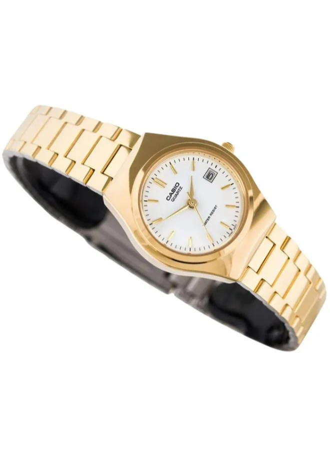 كاسيو Men's Analog Display Watch With Gold Stainless Steel Strap - MTP-1170N-7A