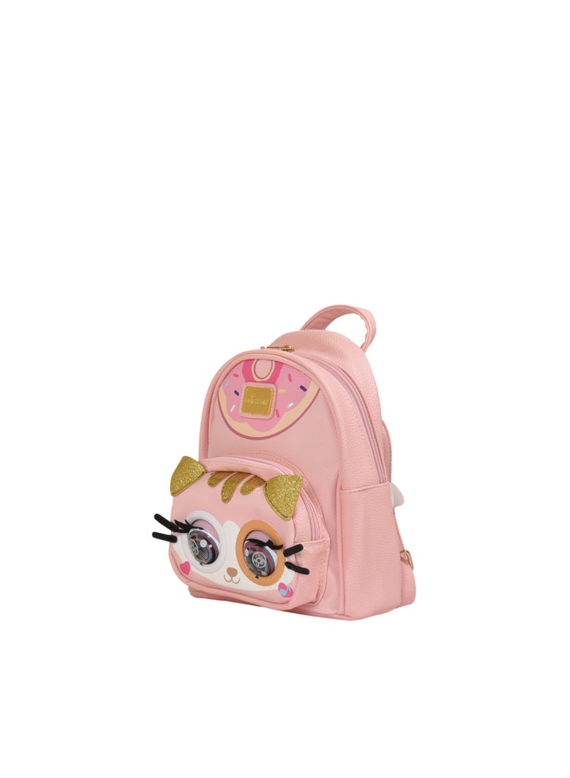Supercute Kids Pink Cat Backpack SF230 | 9 Inch Small School Bag | Lightweight Toddler Backpack - Image 3