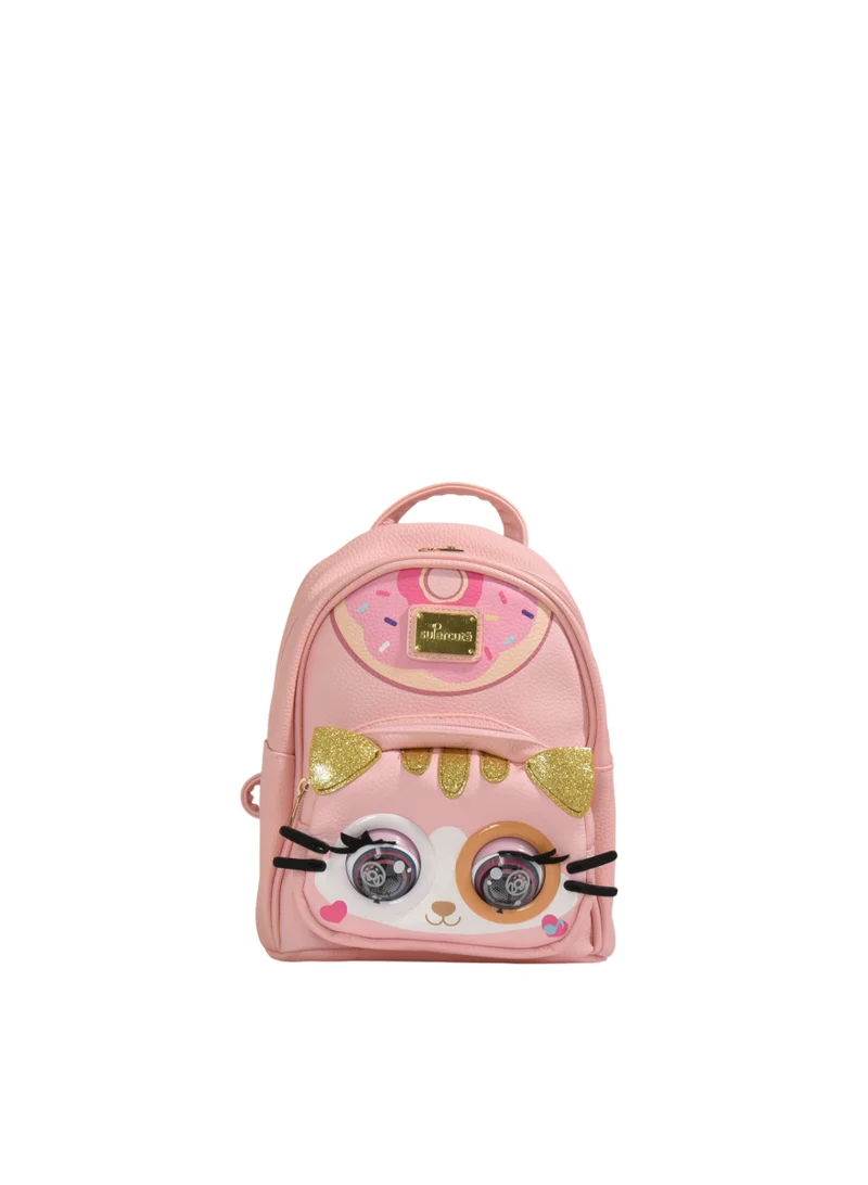 سوبر كيوت حقيبة ظهر أطفال Supercute SF230 بتصميم قطة وردية | حقيبة مدرسية صغيرة مقاس 9 بوصة | حقيبة خفيفة للأطفال الصغار