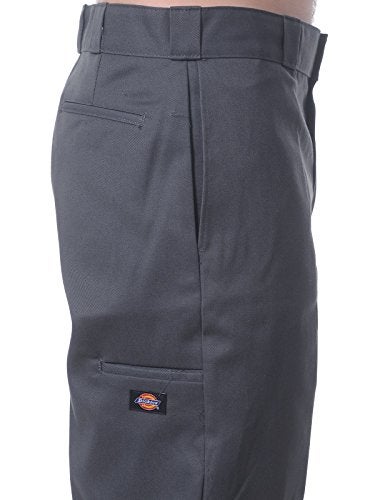 Dickies بنطلونات عمل للرجال من ديكيز بتصميم فضفاض مع كوع مزدوج، رمادي فحمي، 32W x 34L US - Image 5