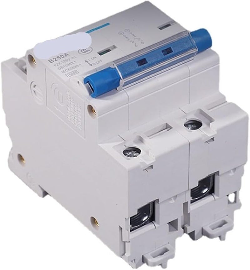 قاطع دائرة تيار مستمر 250 أمبير 2 قطبي، مفتاح حماية بطارية شمسية 12 فولت 125 فولت من 80 أمبير إلى 250 أمبير - Image 4