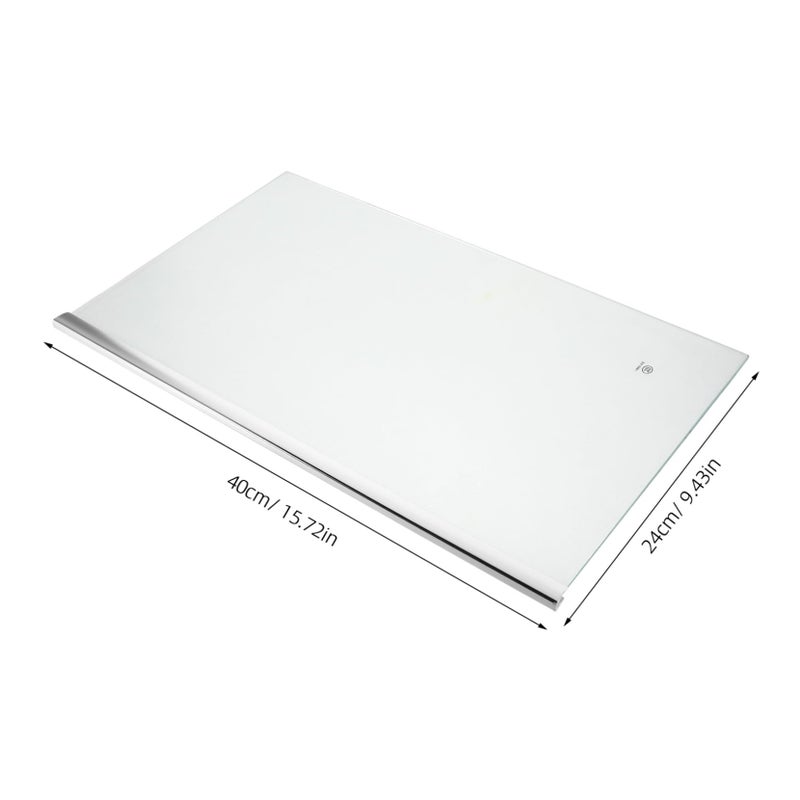استبدال الزجاج المقسى للثلاجة 40X24X0.6 سم سهل التركيب بتصميم شفاف - Image 3