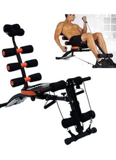 Super Active Abdominal Training Machine Six Care Fitness Equipment 120K-Black*Orange  - Image 1