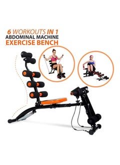 Super Active Abdominal Training Machine Six Care Fitness Equipment 120K-Black*Orange  - Image 2