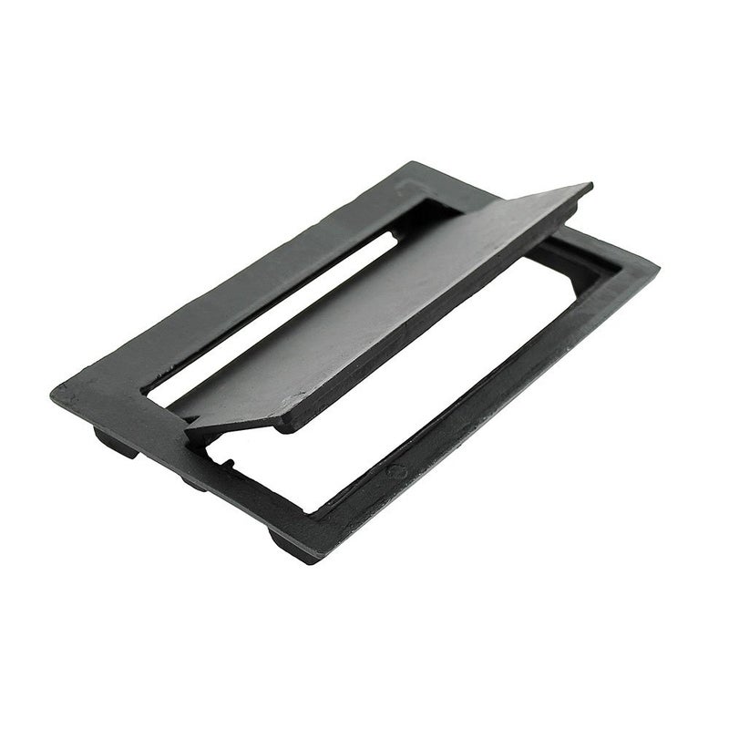 Minuteman International Cast Iron Ash Dump, Black - Image 1