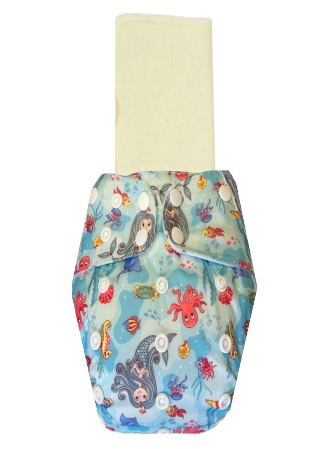 Dumbledo Elite Cloth Diaperwith Magical Soaker (Pack of 4) | Soft & Gentle | Reusable & Washable | Travel Friendly | Worry-Free Diapering | 3 Months - 3 Years | Unisex Baby - Image 2