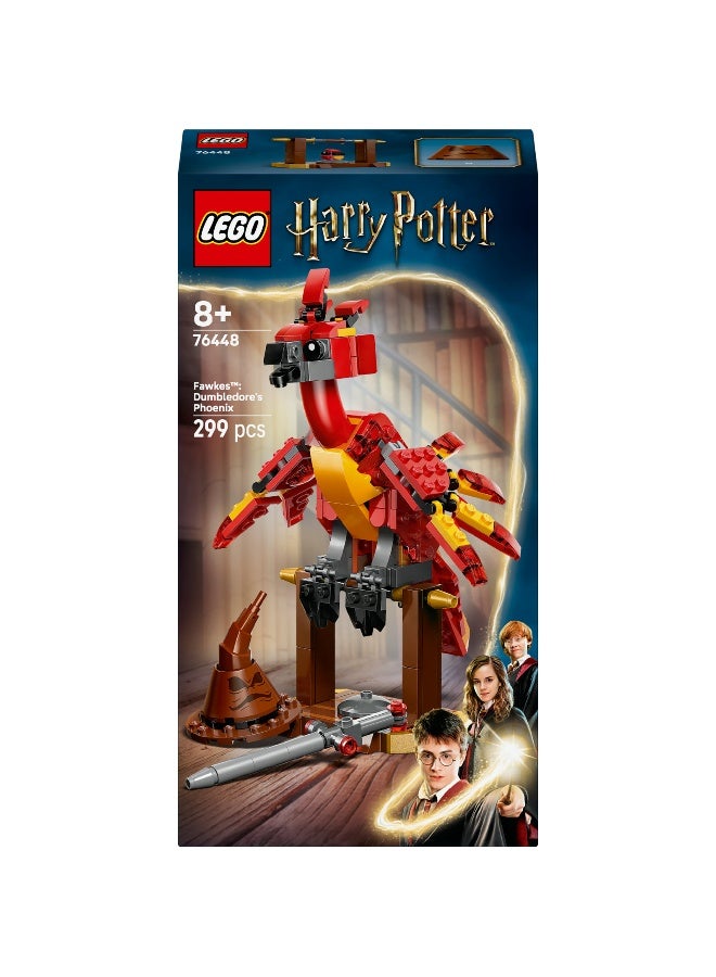 LEGO LEGO Harry Potter Fawkes: Dumbledore’s Phoenix 76448 Building Set (299 Pieces)  - Image 2