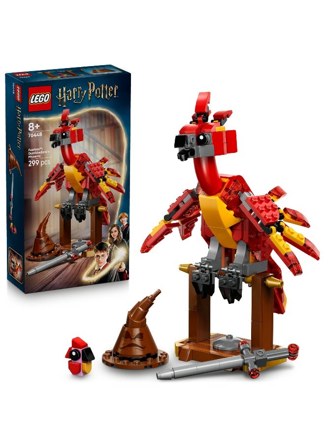 LEGO LEGO Harry Potter Fawkes: Dumbledore’s Phoenix 76448 Building Set (299 Pieces)  - Image 1