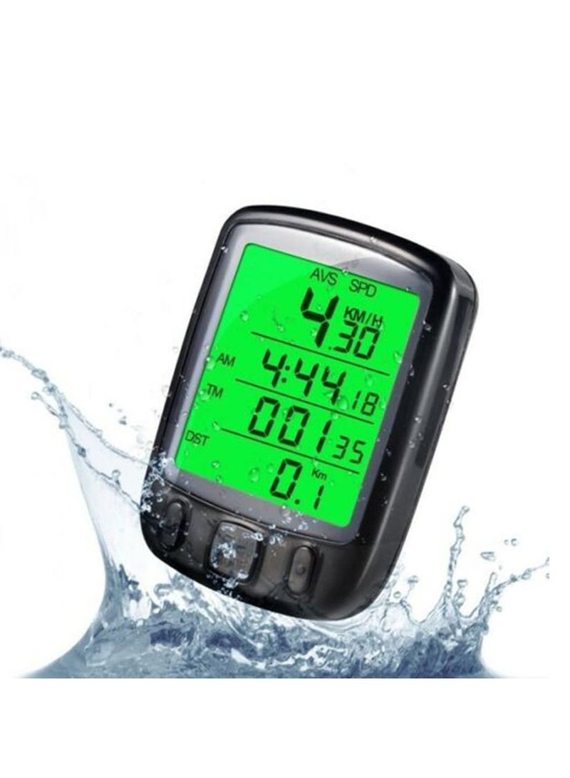 Wired Waterproof Bike Speedometer Backlight Odometer Stopwatch Bike Accessories - Image 3