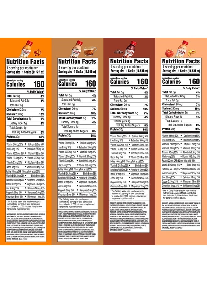 Premier Protein , Protein Shake, 8 Flavor Variety Pack, 30g Protein, 1g Sugar, 24 Vitamins & Minerals, Nutrients to Support Immune Health 11.5 Fl Oz (8 Pack) - Image 5