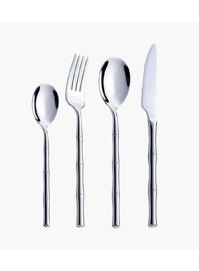 LOFT CUTLERY,SET OF 24 PCS,SILVER,STAINLESS-154528 - Image 3