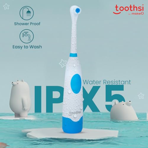 Toothsi Kids Super Toothbrush | Sonic Electric Toothbrush | Smart Electric Toothbrush for Kids | 2 Min Smart Timer | Battery Powered | Oral Care | Blue - Image 5