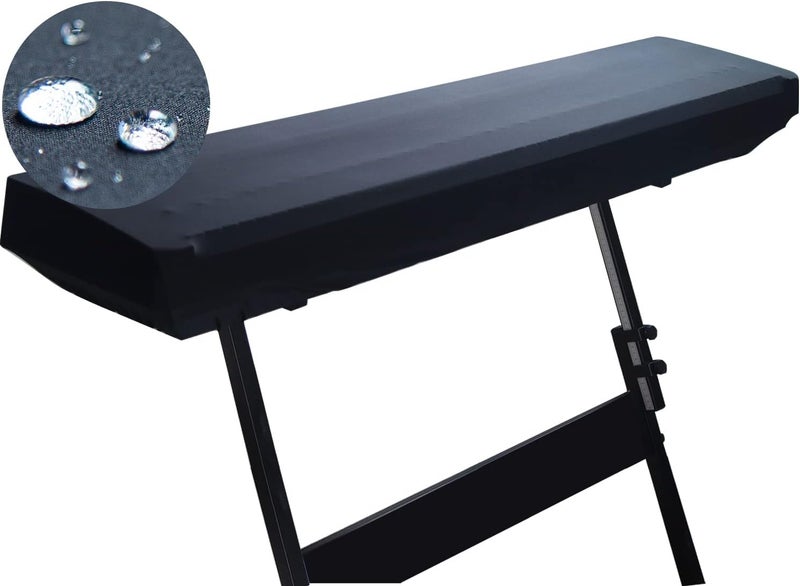 mooson Piano Dust Cover 61-88 Keys Weighted Keyboard Small Keyboard Piano Covers Waterproof Locking Clasp Keep It From Dust and Dirt (76-88 KEYS) - Image 1