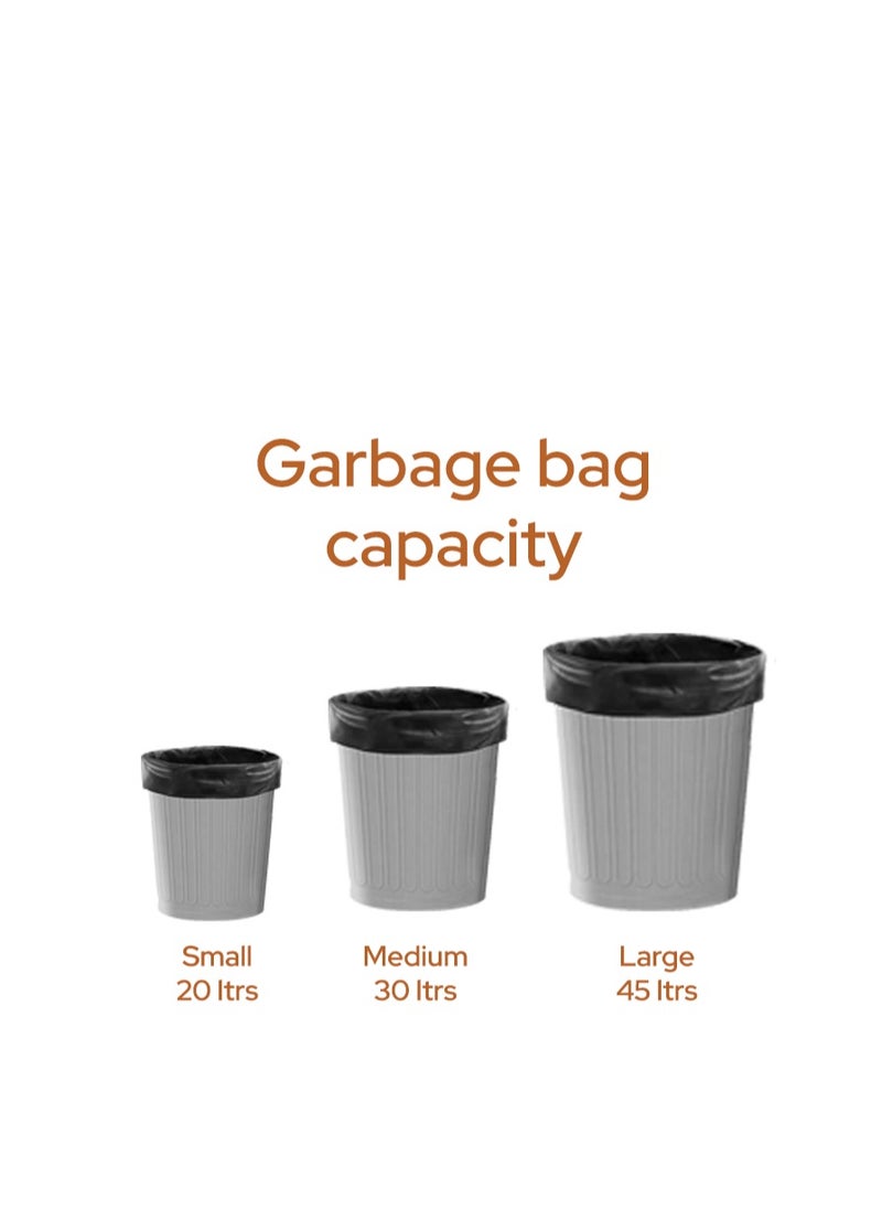 Nure Nure, Bio-Degradable Purity In  Disposal Garbage Bag,50 Gallons , 20 Pcs, 75cm x103cm,Pack of 3  - Image 5