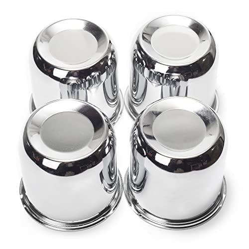 RTRHINOTUNING 3.19 in Trailer Wheel Center Caps Push Through Center Caps for Truck RV Rims 3.19" Center Bore Closed-End Hub Caps - Image 1