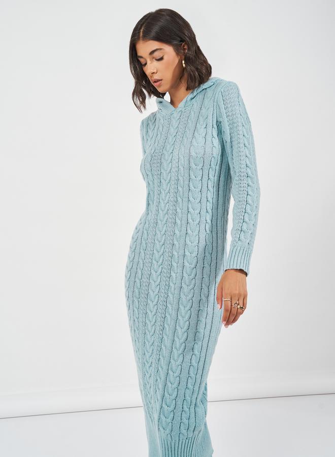 Styli Cable Knit Dress  - Image 5
