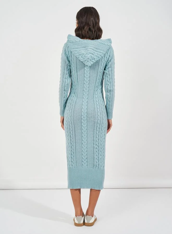 Styli Cable Knit Dress