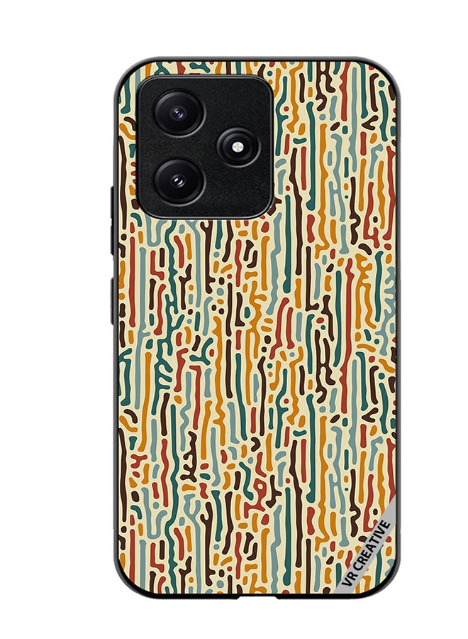 VR CREATIVE Protective Case Cover For Xiaomi Poco M6 Pro 5G Texture Design Multicolour - Image 1