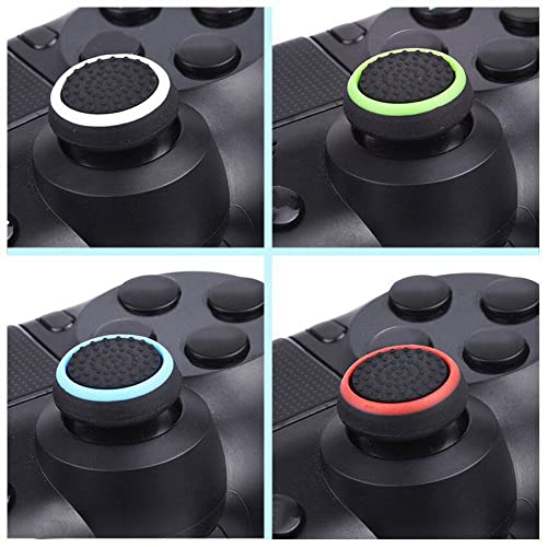 Anzailala 8 Pairs/16 PCS Controller Silicone Joystick Thumb Grips Caps,Luminous and non-slip,Suitable for 360, PS2,PS3, PS4 - Image 2