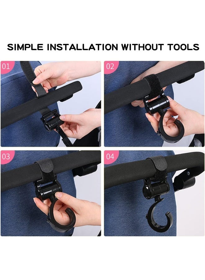 إي سي في في خطافان لعربة الأطفال من ECVV لتعليق حقائب الحفاضات - Image 4