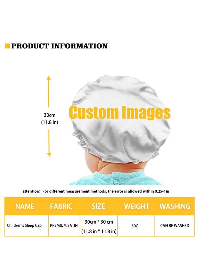 Babrukda - Babrukda 2 Pack Galaxy Space Print Kids Satin Bonnet, Child Sleep Cap Sleeping Beanie Hat with Adjustable Elastic Band for Hair Care, Curly Natural Long Hair Cap Boys Girls Toddler Baby Teens Headwear - Image 1