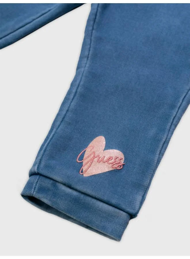 GUESS Kids 3 Piece Printed Bodysuit & Sweatpants