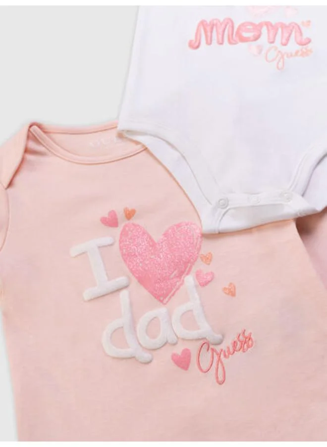 GUESS Kids 3 Piece Printed Bodysuit & Sweatpants