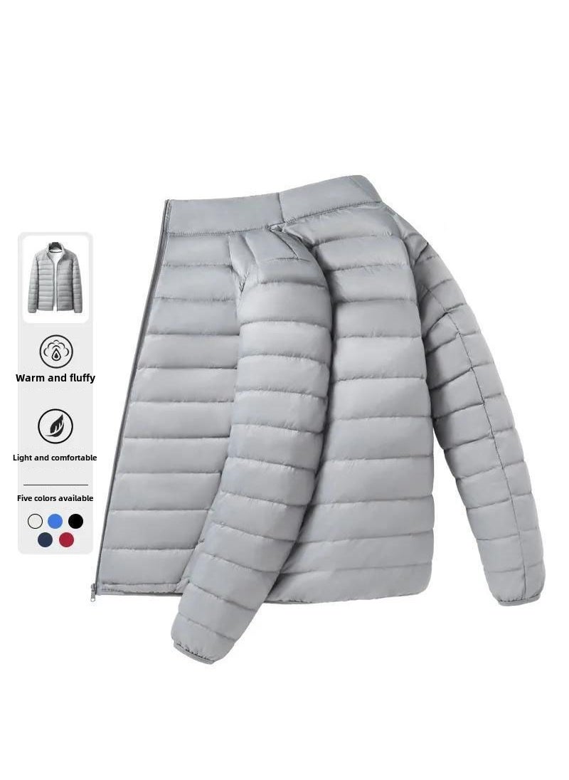 Generic - Stylish Mens Short Cotton Outerwear Gray collar [brand special clearance]] - Image 1
