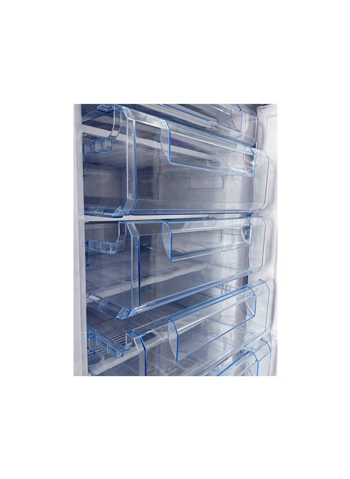 Generaltec Upright Freezer Model GFU495 | 310L Capacity | 10 Box Drawers | Energy Efficient | 5-Year Compressor Warranty | 1-Year Full Warranty 310 L 140 W GFU495 White - Image 3