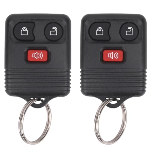 Vurkcy Keyless Entry Remote Key Fob Compatible with Ford F150 F250 F350 Escape Expedition Explorer Ranger Lincoln Mercury Mazda and More Replacement for CWTWB1U331 CWTWB1U345 3 Button Pack of 2