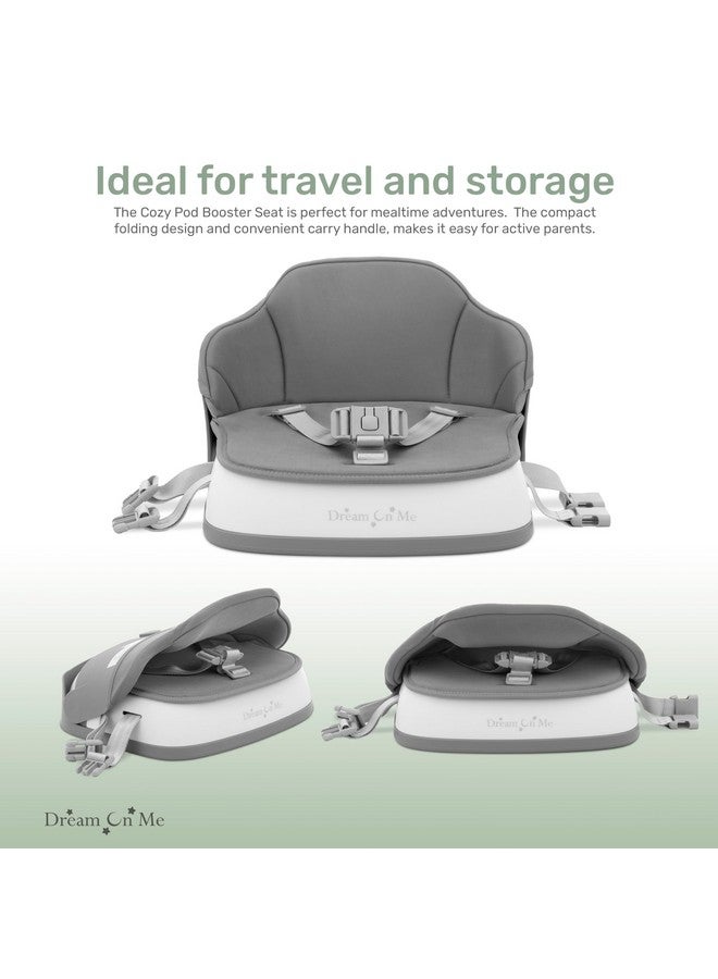 دريم أون مي مقعد معزز دريم أون مي كوزي بود مع غطاء قابل للإزالة باللون الرمادي - Image 3