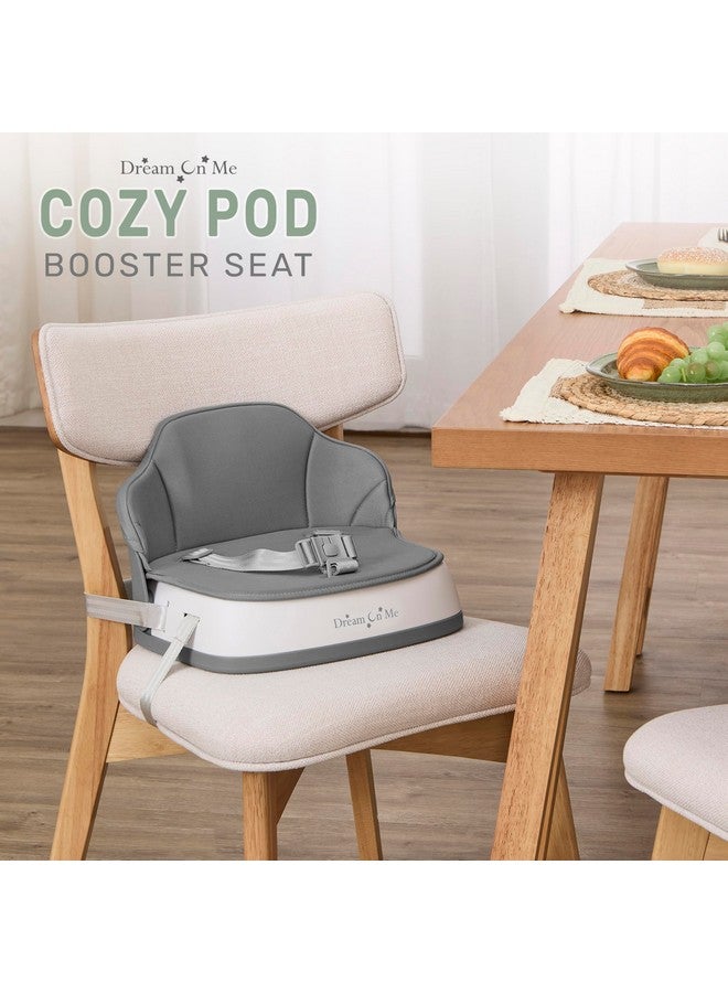 دريم أون مي مقعد معزز دريم أون مي كوزي بود مع غطاء قابل للإزالة باللون الرمادي - Image 1
