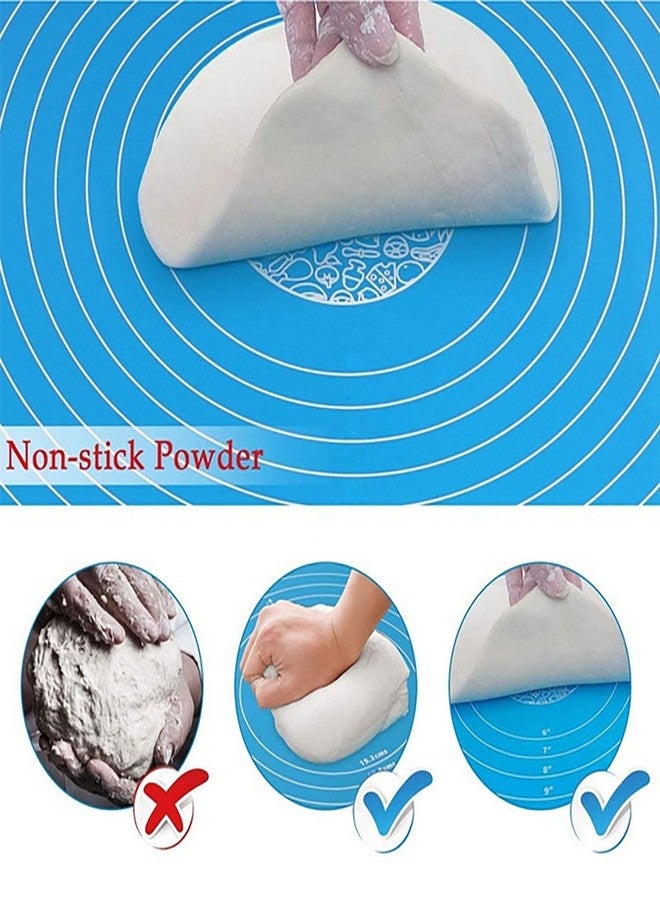 Oblivion Silicone Chapati Mat 50x40 Cm - Non-Stick Rolling & Atta Kneading Sheet for Baking, Roti, Pie Crust, Cake, Heat-Resistant Reusable Liner for Kitchen, Table and Oven Use - Image 4