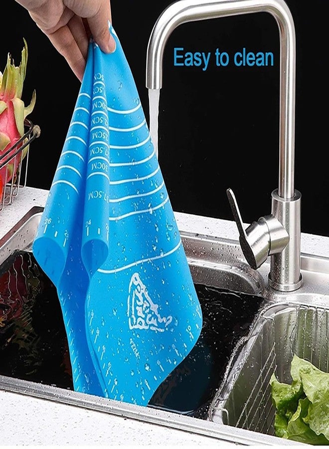 Oblivion Silicone Chapati Mat 50x40 Cm - Non-Stick Rolling & Atta Kneading Sheet for Baking, Roti, Pie Crust, Cake, Heat-Resistant Reusable Liner for Kitchen, Table and Oven Use - Image 5