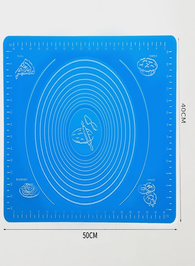 Oblivion Silicone Chapati Mat 50x40 Cm - Non-Stick Rolling & Atta Kneading Sheet for Baking, Roti, Pie Crust, Cake, Heat-Resistant Reusable Liner for Kitchen, Table and Oven Use - Image 2