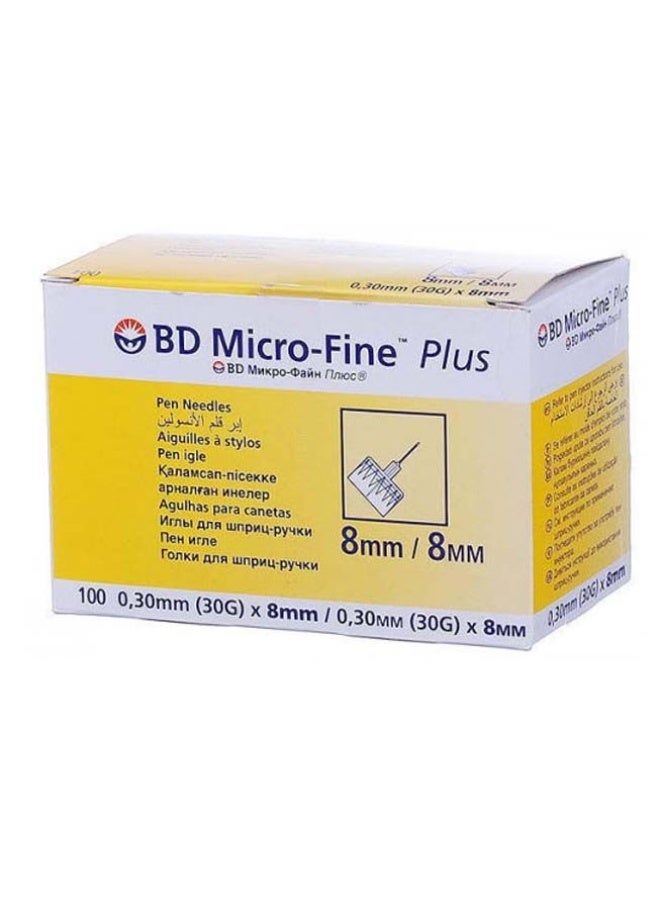 BD Micro-Fine Plus Pen Needles 8mm 100’s – Ultra-Fine Insulin Needles for Comfortable Diabetes Care