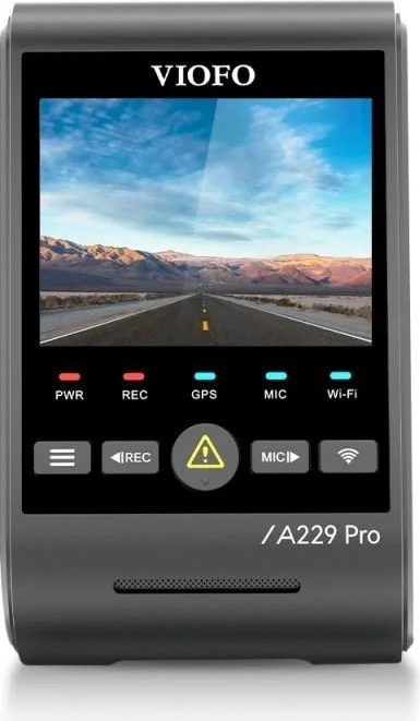 Viofo A229 Pro 4K Hdr Sony Starvis 2 Sensor Wi-Fi GPS Vehicle Camera