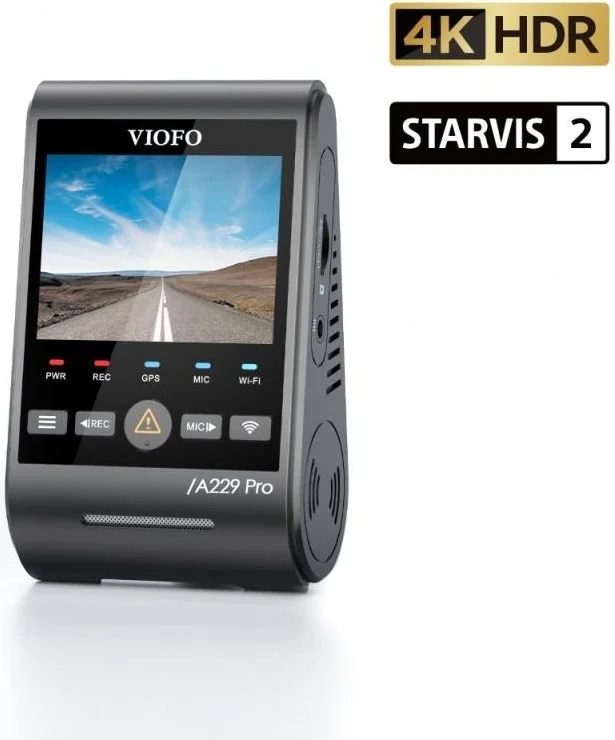 Viofo A229 Pro 4K Hdr Sony Starvis 2 Sensor Wi-Fi GPS Vehicle Camera