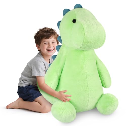 SuzziPals Giant T rex Plush Toys 30 Jumbo Soft Dinosaur Stuffed Animals Giant Stuffed Animal Dinosaur Toys for Stress Relief Sleep Aid Huge Cuddly T rex Plushies Gift for Kids Adults - Image 1