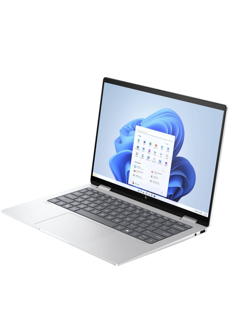 HP Envy X360 4-FA0023 2-In-1 (Upgraded Version) Laptop With 14-Inch WUXGA IPS Touch Display, AMD Ryzen 7 8840HS Processor/16GB RAM/1TB SSD/AMD Radeon Graphics/Windows 11 Home English Glacier Silver - Image 3