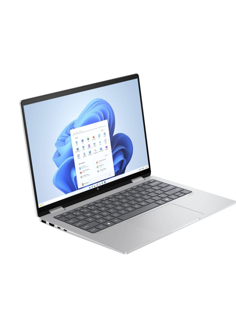 HP Envy X360 4-FA0023 2-In-1 (Upgraded Version) Laptop With 14-Inch WUXGA IPS Touch Display, AMD Ryzen 7 8840HS Processor/16GB RAM/1TB SSD/AMD Radeon Graphics/Windows 11 Home English Glacier Silver - Image 4