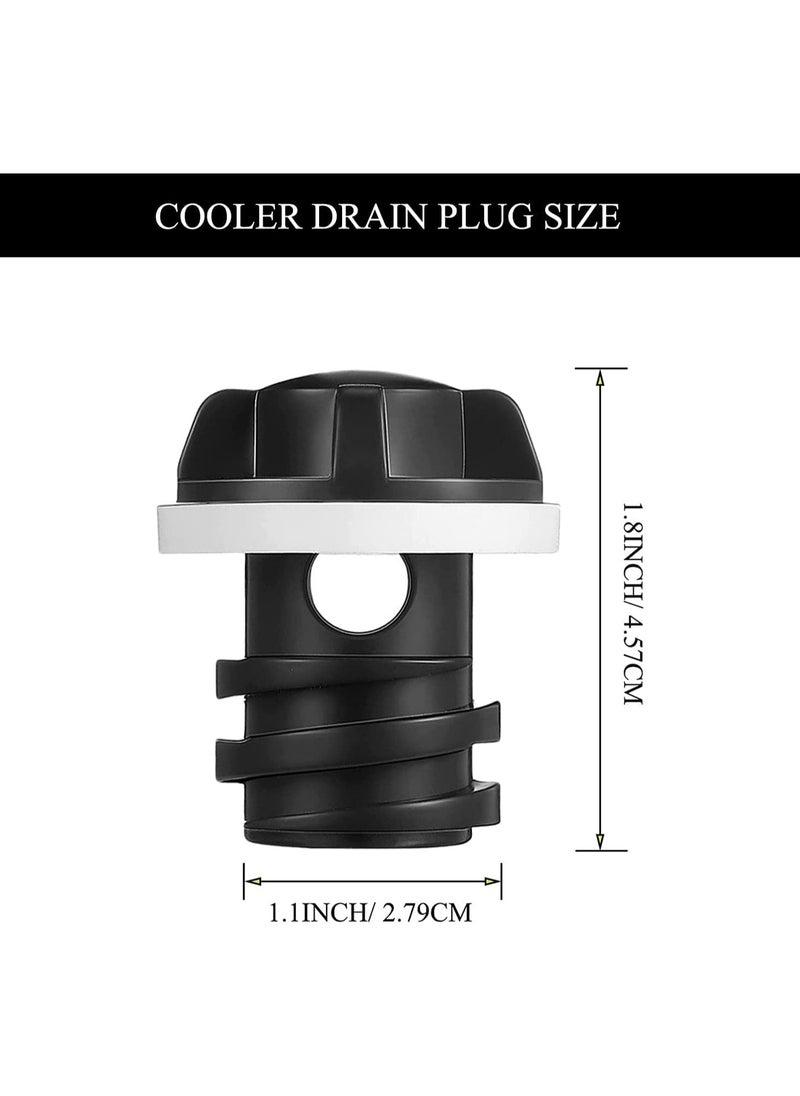 SYOSI - 2 Pack Cooler Drain Plug for Yeti Cooler Plug Replacement Accessories for Yeti, Cooler Wheels Compatible with Most Rotomolded Coolers Including Most Major Brands Drain Plugs with Leak-Proof Design - Image 1