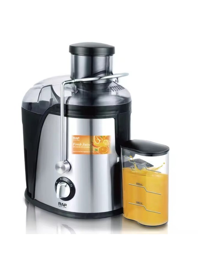 آر إيه أف عصارة فواكه - صانعة عصير من الفولاذ المقاوم للصدأ | ضوضاء منخفضة | سهلة التنظيف | إبريق سعة 350 مل | محرك 18000 دورة في الدقيقة - Image 3