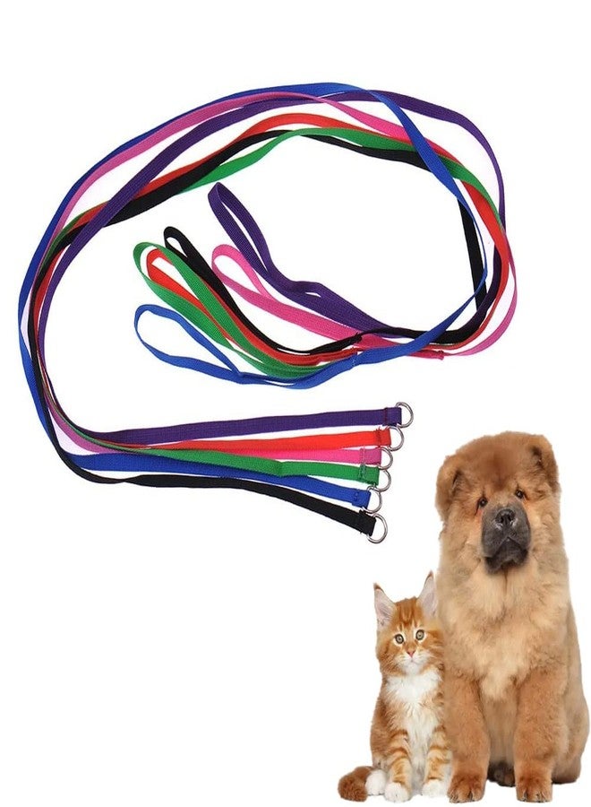 Litewoo 6 Packs Slip Lead Dog Leash, Durable and Comfortable for Cats, Dogs and Other Small Animals - Image 1