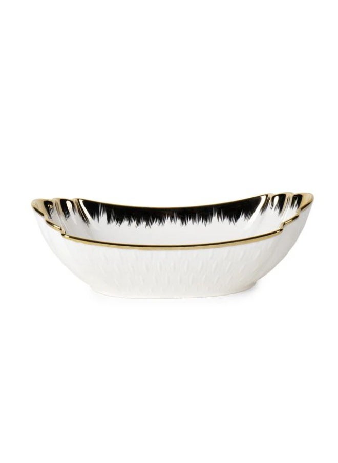Porcelain salad bowls, size 28 cm, depth 6 cm
