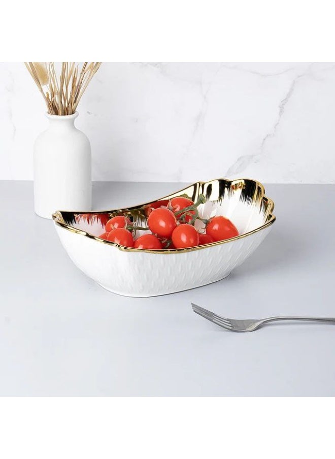 Porcelain salad bowls, size 28 cm, depth 6 cm