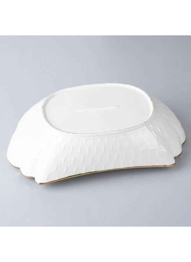 Porcelain salad bowls, size 28 cm, depth 6 cm