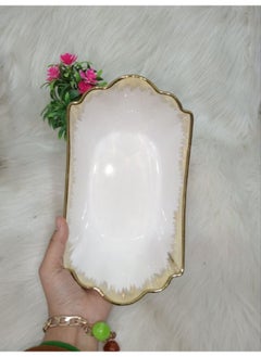 ماركة غير محددة بولات بورسلين للسلطه مقاس 28سم عمق 6سم  - Image 4