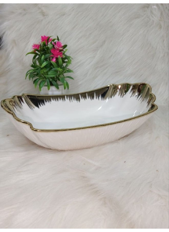 Porcelain salad bowls, size 28 cm, depth 6 cm